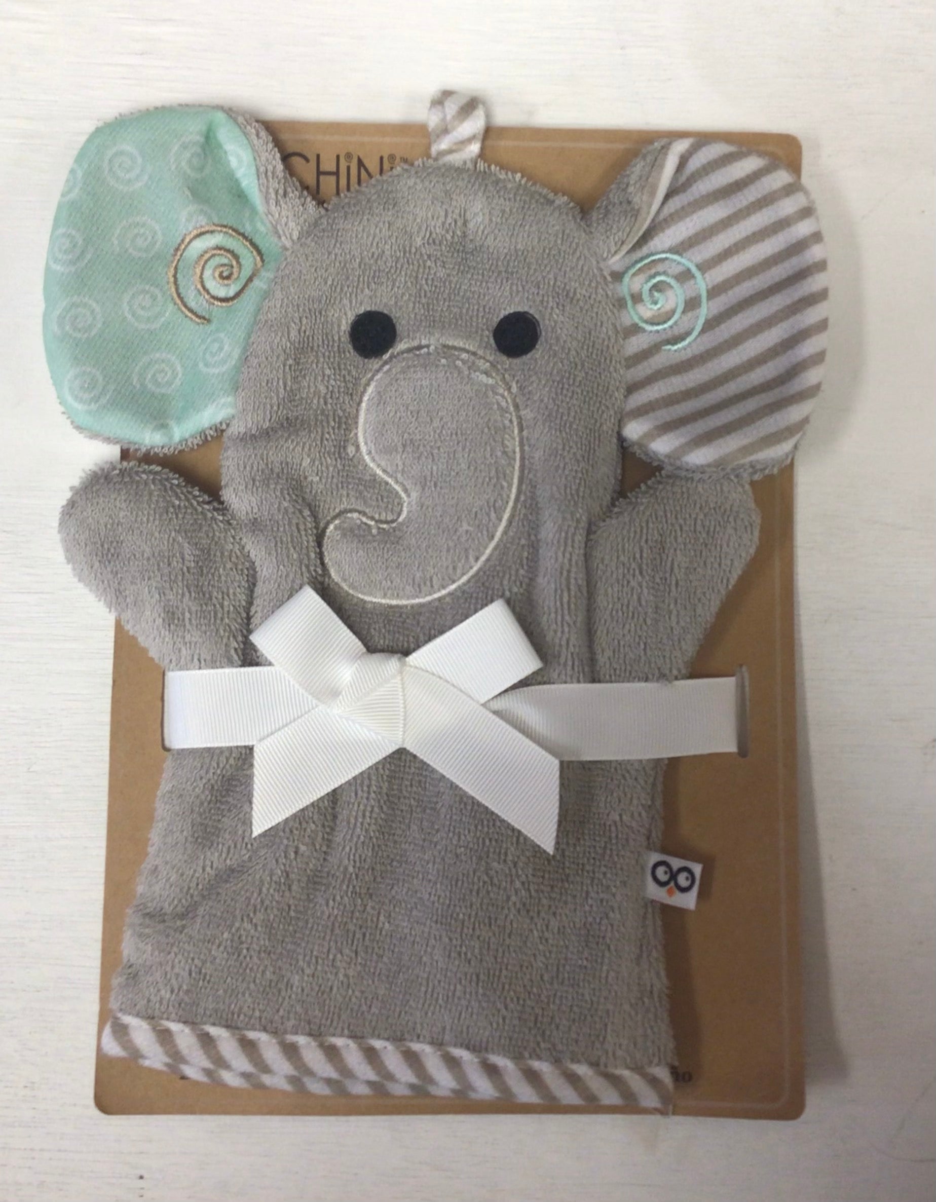 elephant washcloths, kids washcloths, puppet washcloths
