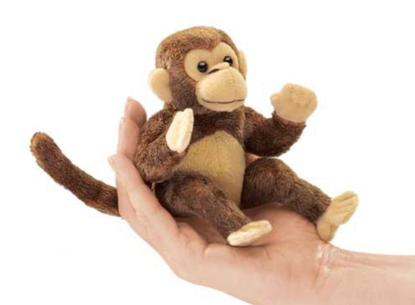 monkey puppet, finger puppet,