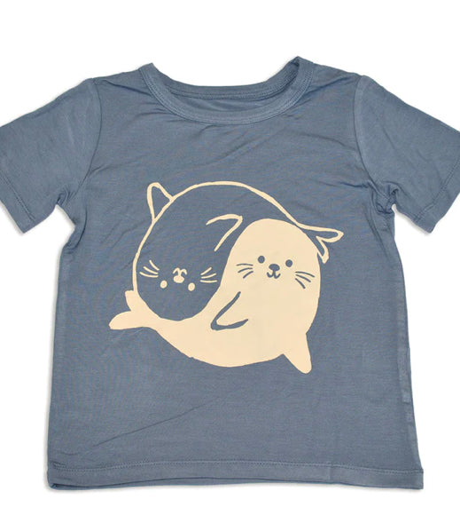 Bamboo Whales T Shirt-Silkberry