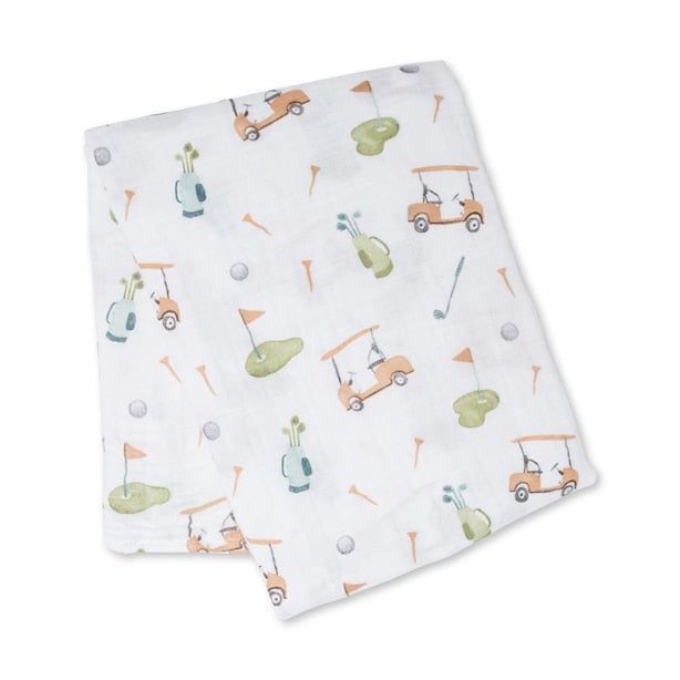 Bamboo Muslin Swaddles-Lulujo