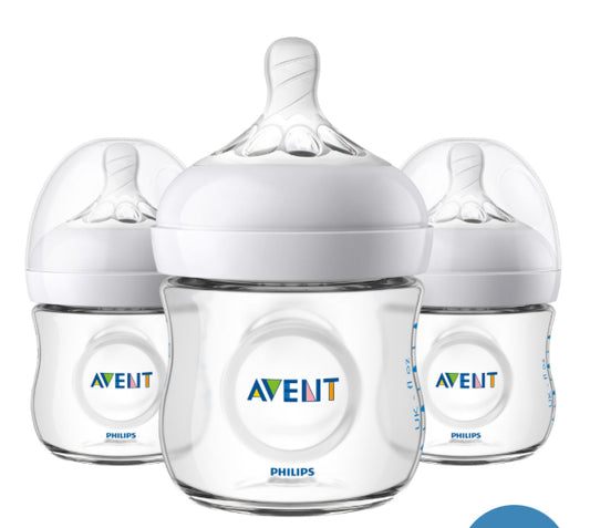 Natural Baby Bottles 4oz 3 pack