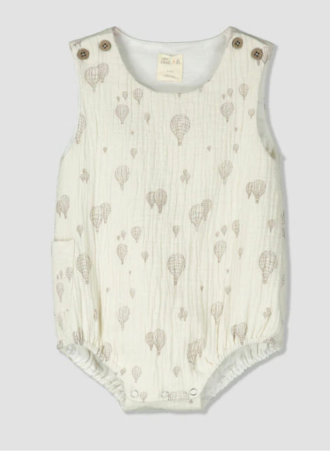 Gauze Nessa Bubble Rompers - Ettie and H