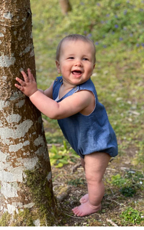 Gauze Nessa Bubble Rompers - Ettie and H