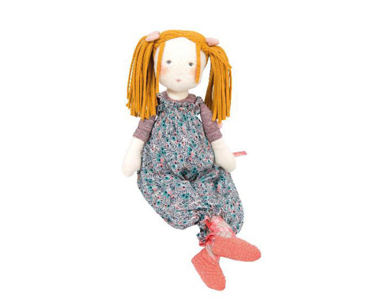 Violet Chiffon -Moulin Roty Rag Doll 45cm