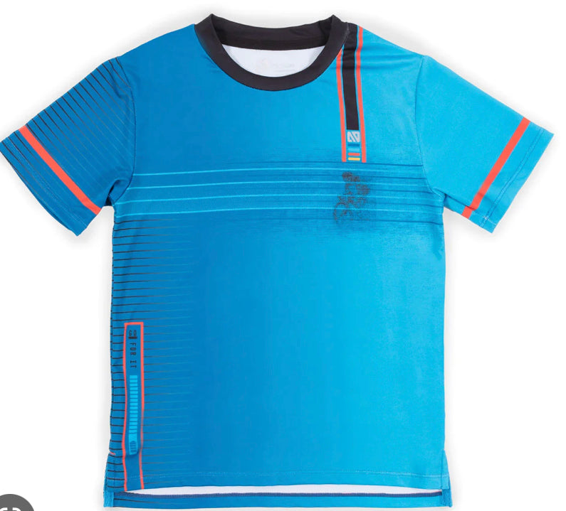 blue tishirt, boys athletic shirt, boys tishirt