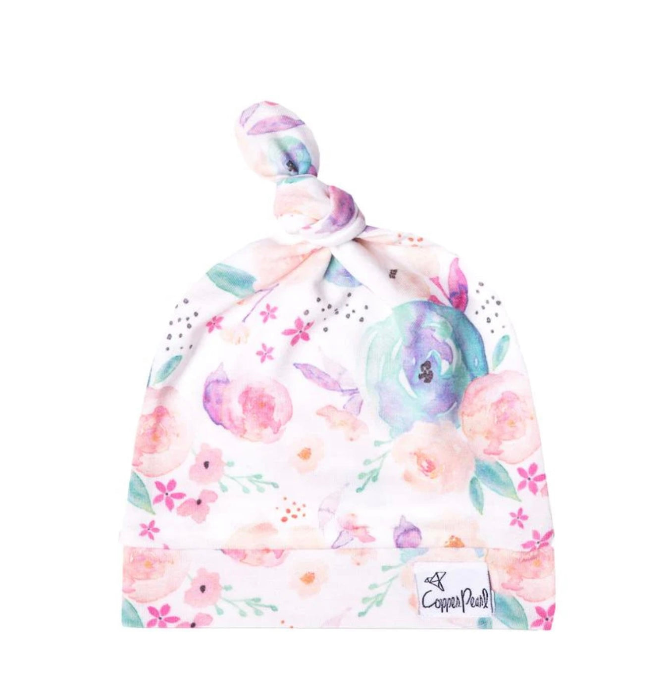 Girls Knot Hats-Copper Pearl