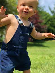 Jonty Jean Overall Shorts- Henry and Me