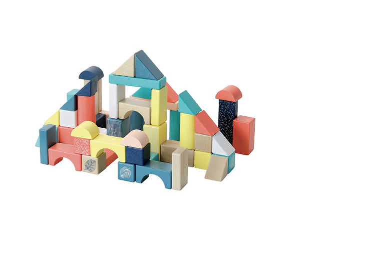 Wooden Blocks in Barrel