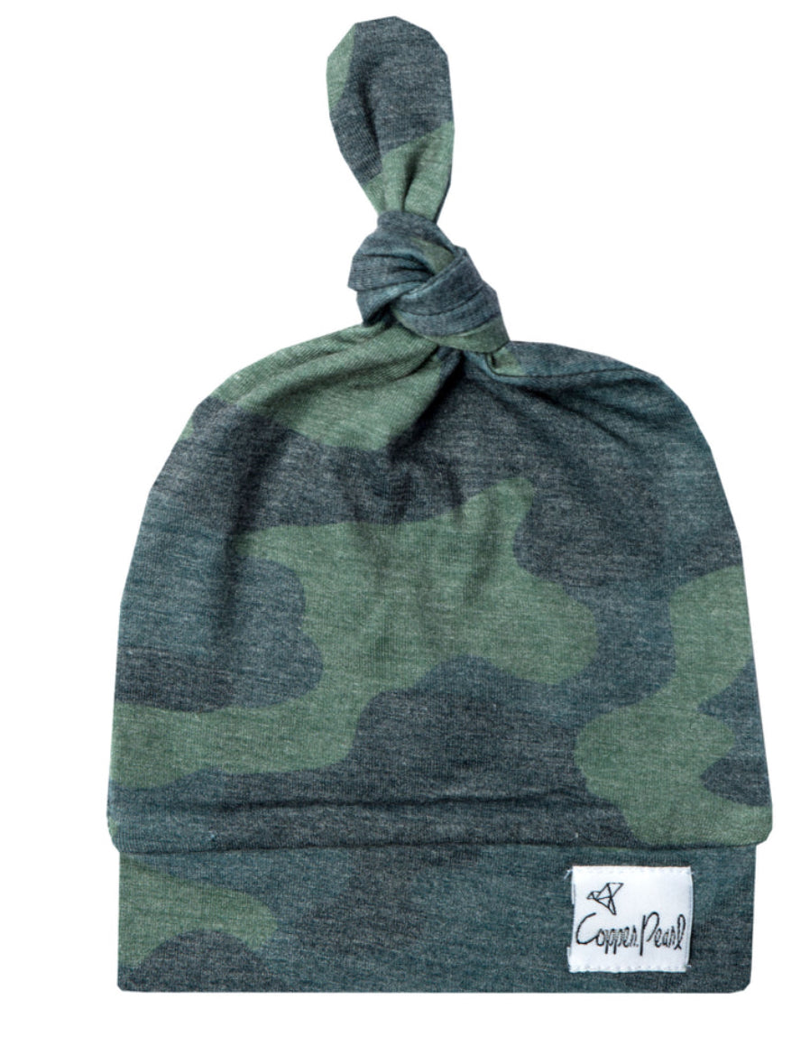 Gender Neutral/Boy Knot Hat-Copper Pearl