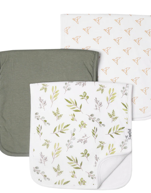 Premium Burp Clothes-Copper Pearl 10 Options Boy/Girl/Nuetral