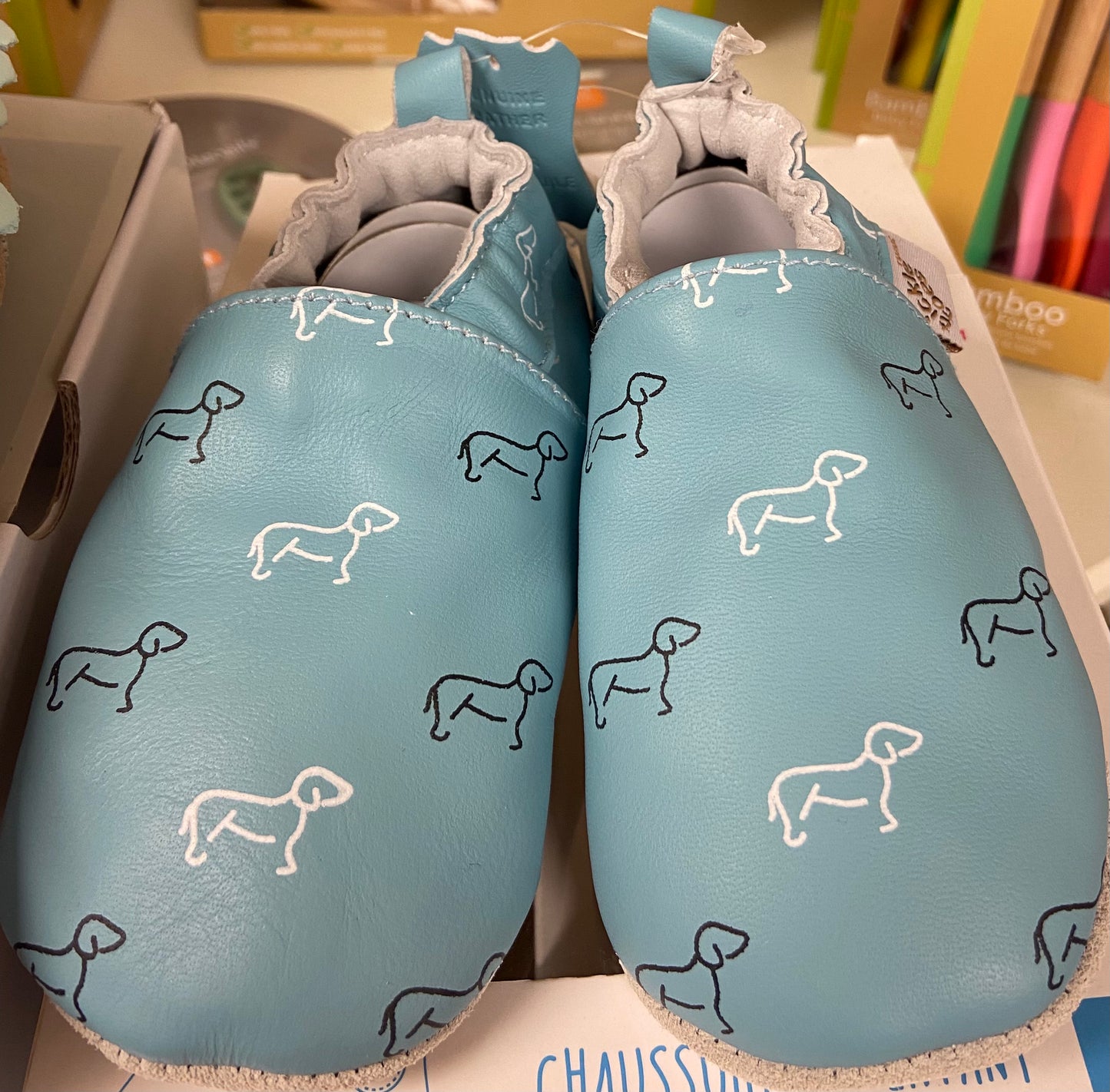 Soft Leather Baby Shoes. -Tickle Toes