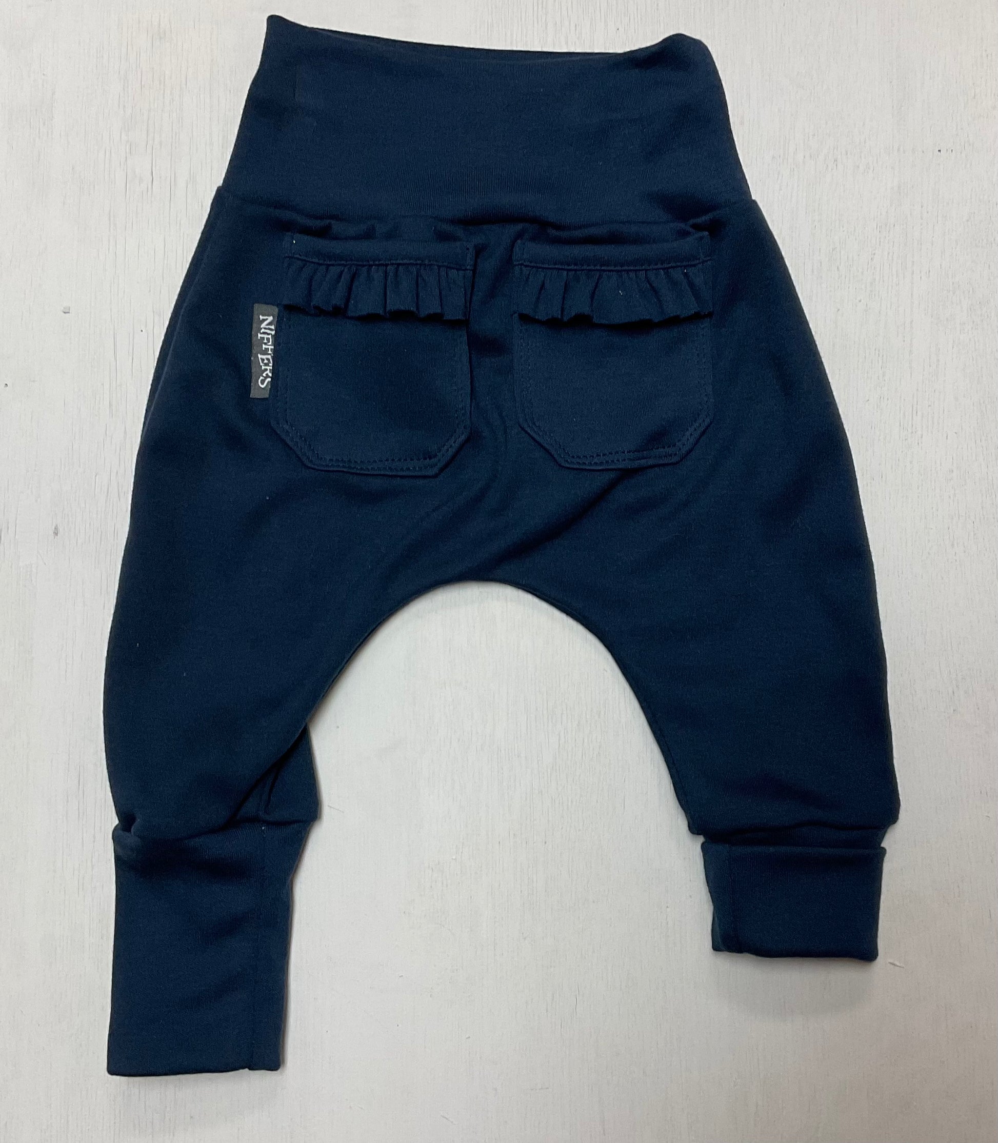 Ruffle pant, handmade, grow pant, baby pant