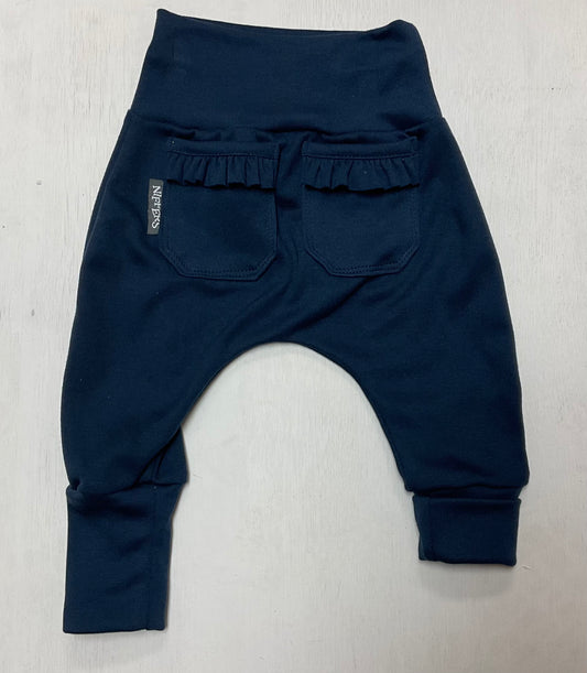Ruffle pant, handmade, grow pant, baby pant