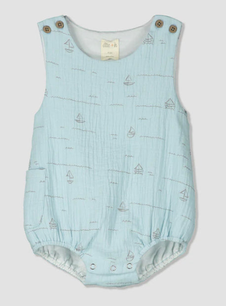 Gauze Nessa Bubble Rompers - Ettie and H