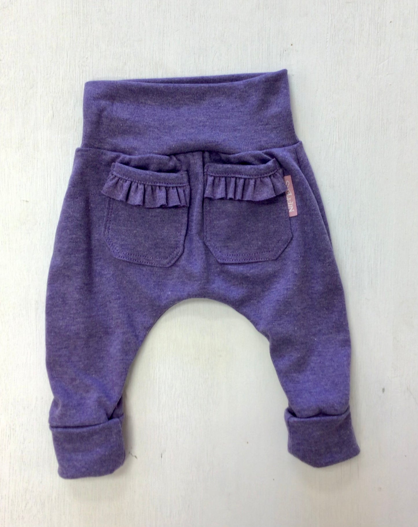 Ruffle Pocket Grow Pants For Babies-Niffers