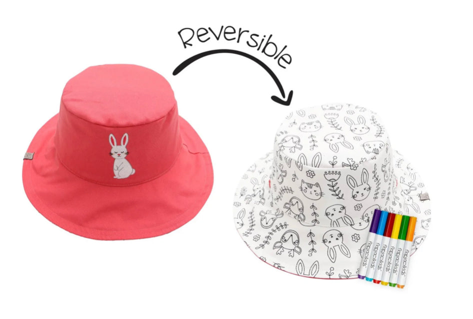 Kid’s Colouring Sunhats -Flapjacks