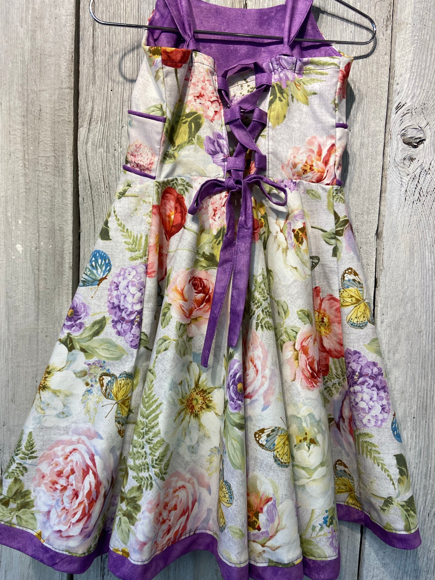 Lily Mauve Floral Dress-Niffers