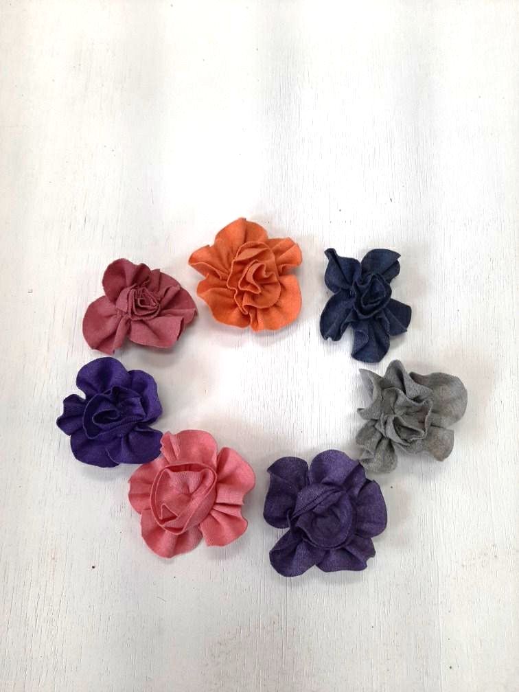 hair clips, flower hair clips, girls hair accessories, niffers
