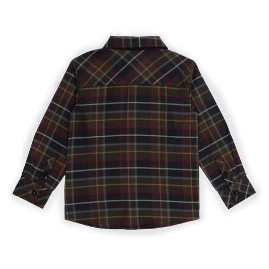 Olive Plaid Shirt -Nano