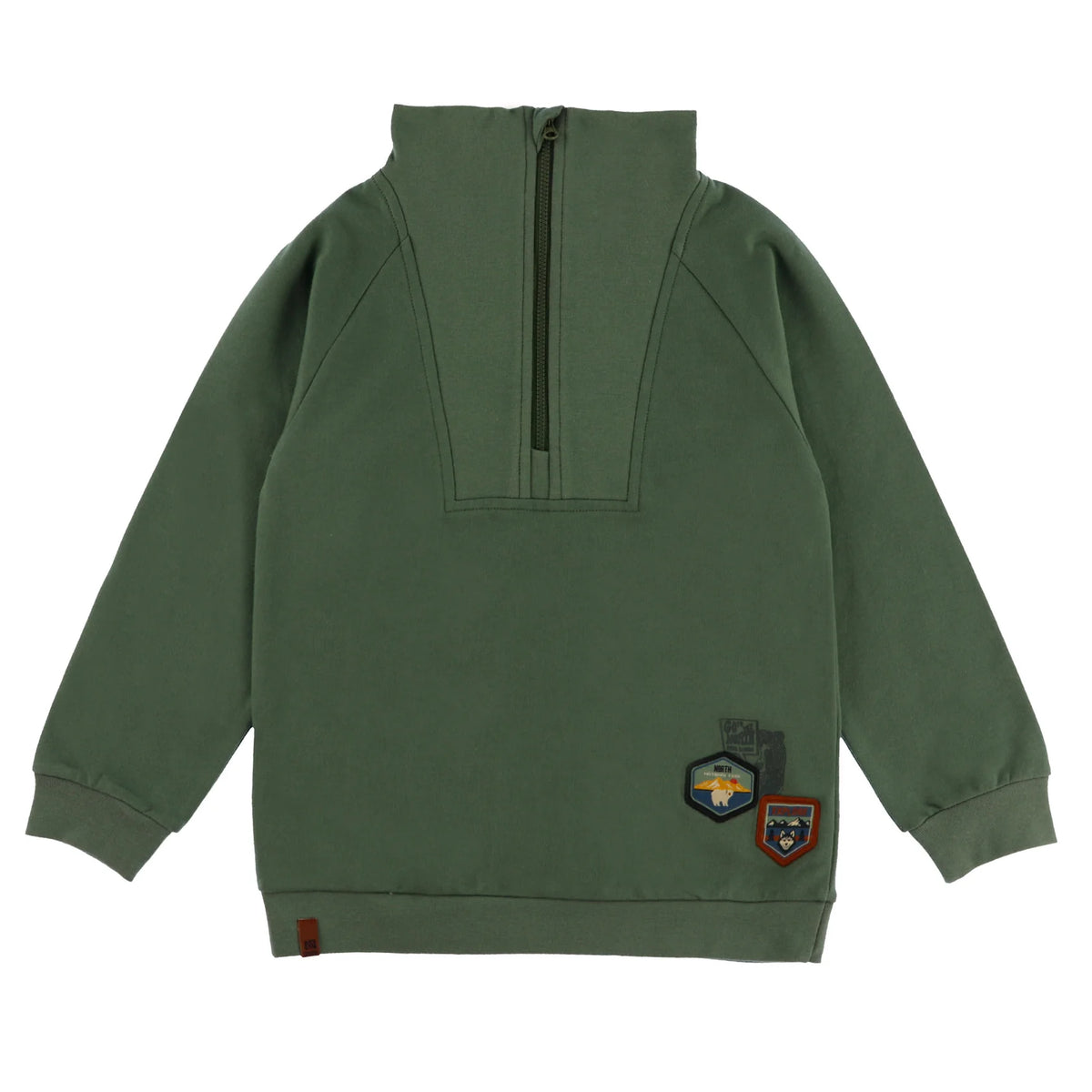 Boys Green Sweatshirt-Nano
