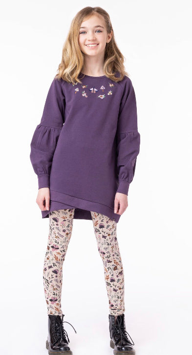 Purple Tunic Sweatshirt Nano