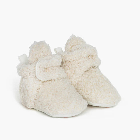 Robeez-Sherpa-Fuzzy Snap Booties