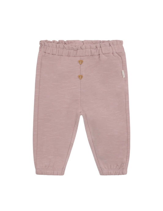 Muted Rose Organic Cotton Baby  Pants -MinyMo