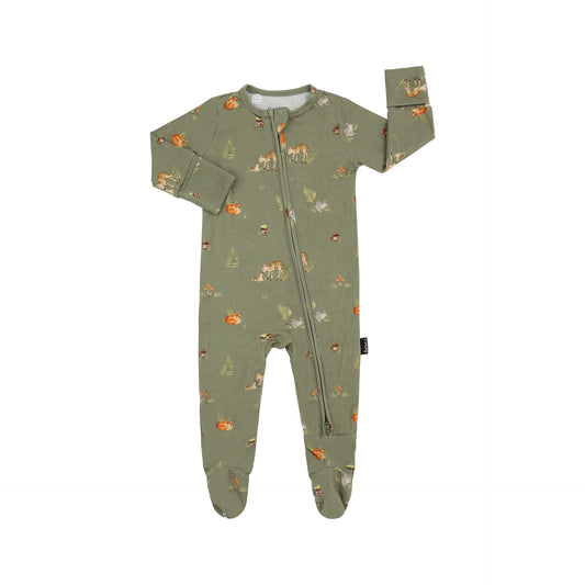 Forest Friends Footed Zipper Sleeper-Belan.J