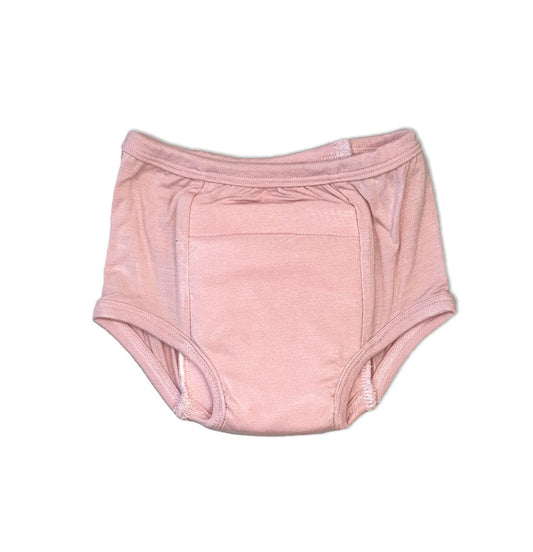 Teatime Pink Bamboo Training Pants-Silkberry