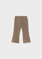 Flare Velour Baby Girl Pant-Tan-Mayoral