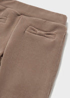 Flare Velour Baby Girl Pant-Tan-Mayoral