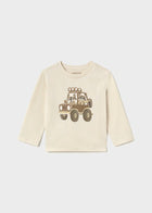 Racoons in Jeep Long Sleeve Ti Shirt- Mayoral