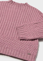 Dusty Rose Girls Soft Touch Sweater - Mayoral