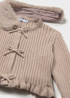 Beige Cardigan With Detachable Collar and Bow detail - Mayoral (Copy)