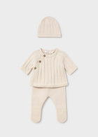 Mayoral Organic Cream Knit Layette Set -3pc
