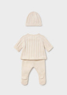 Mayoral Organic Cream Knit Layette Set -3pc