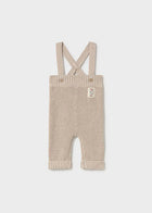 Knit Neutral Baby Pant with  Suspenders -3 Colours -Mayoral