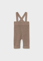 Knit Neutral Baby Pant with  Suspenders -3 Colours -Mayoral