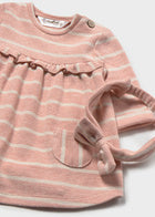 Blush Striped Sweater Dress-Mayoral