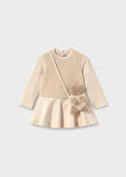 Sherpa Dress with Flare Skirt and matching Bear Dress-Mayoral