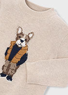Mayoral Dog Wearing Vest Sweater