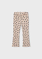 Flare Scalp Legging-Beige with Black dot-Mayoral