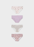Mayoral Cotton Girls Bikini Underwear 4 Pack - Mayoral