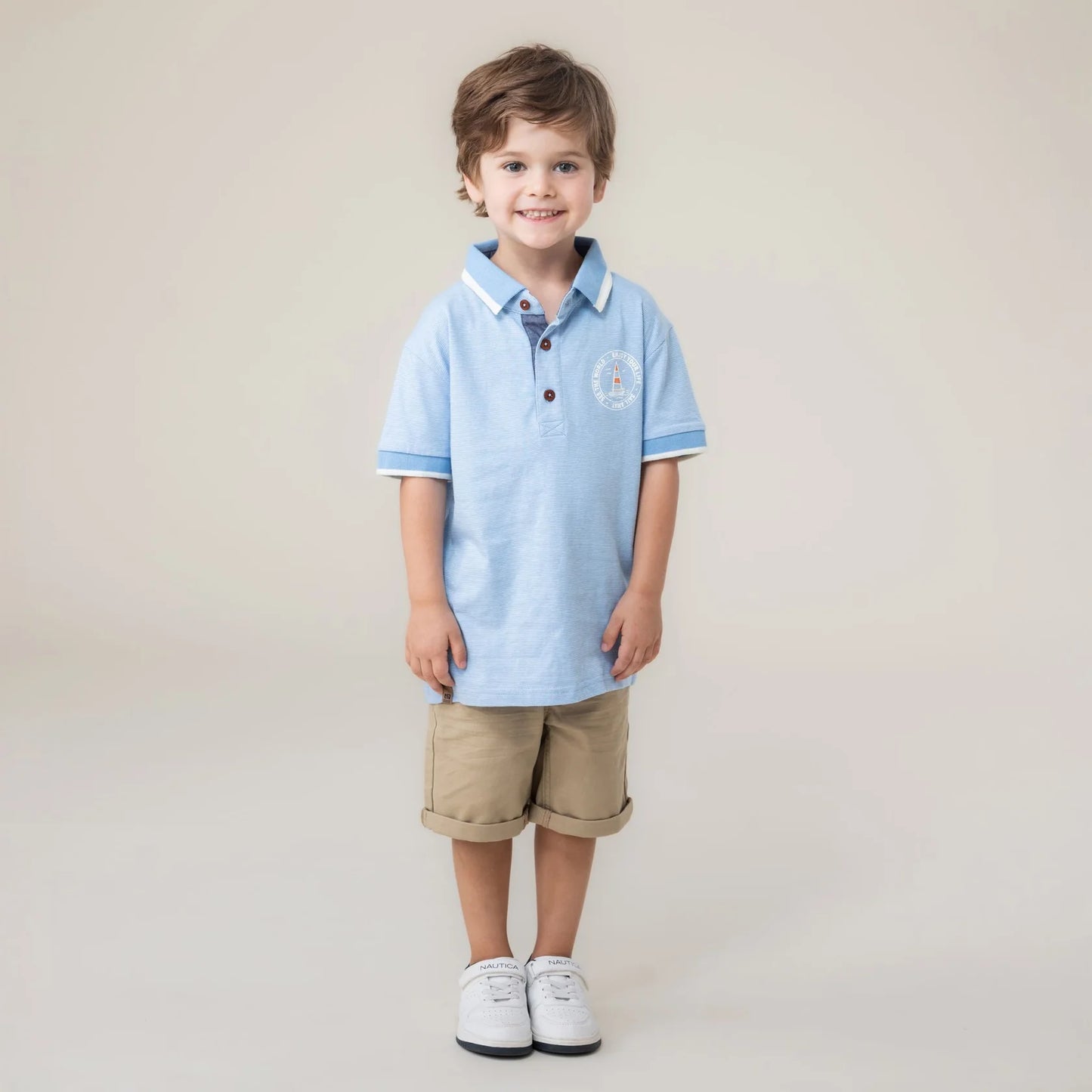 Bermuda Shorts Boys Beige - Nano