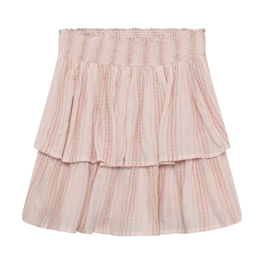 Soft Pink Skirt With Lining-Minymo
