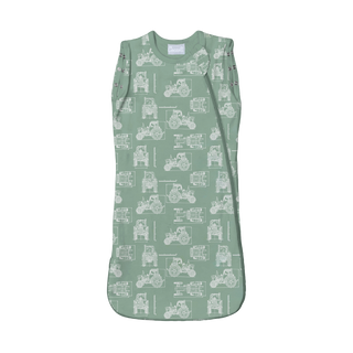 Green Tractor Sleep Sack 0.5 Tog Coccoli