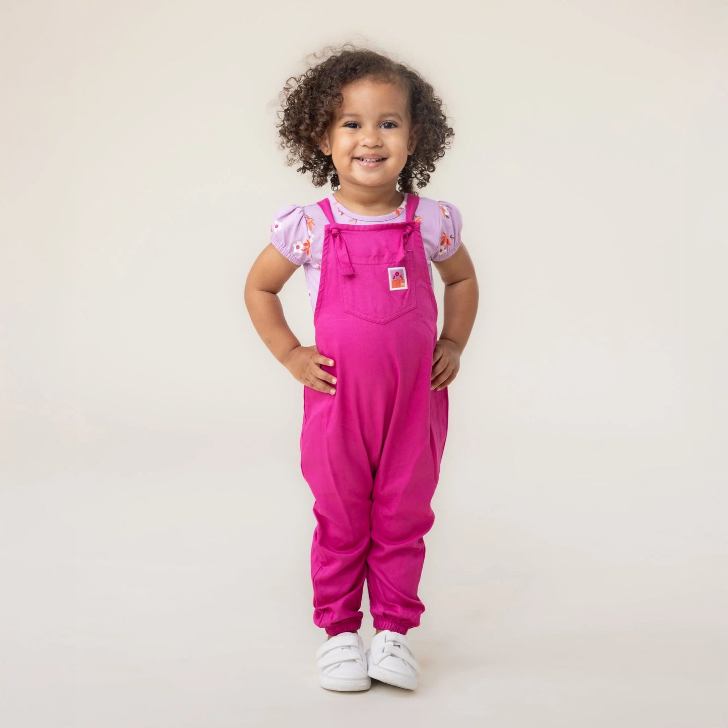 Fushia Baby Overall Set -Nano