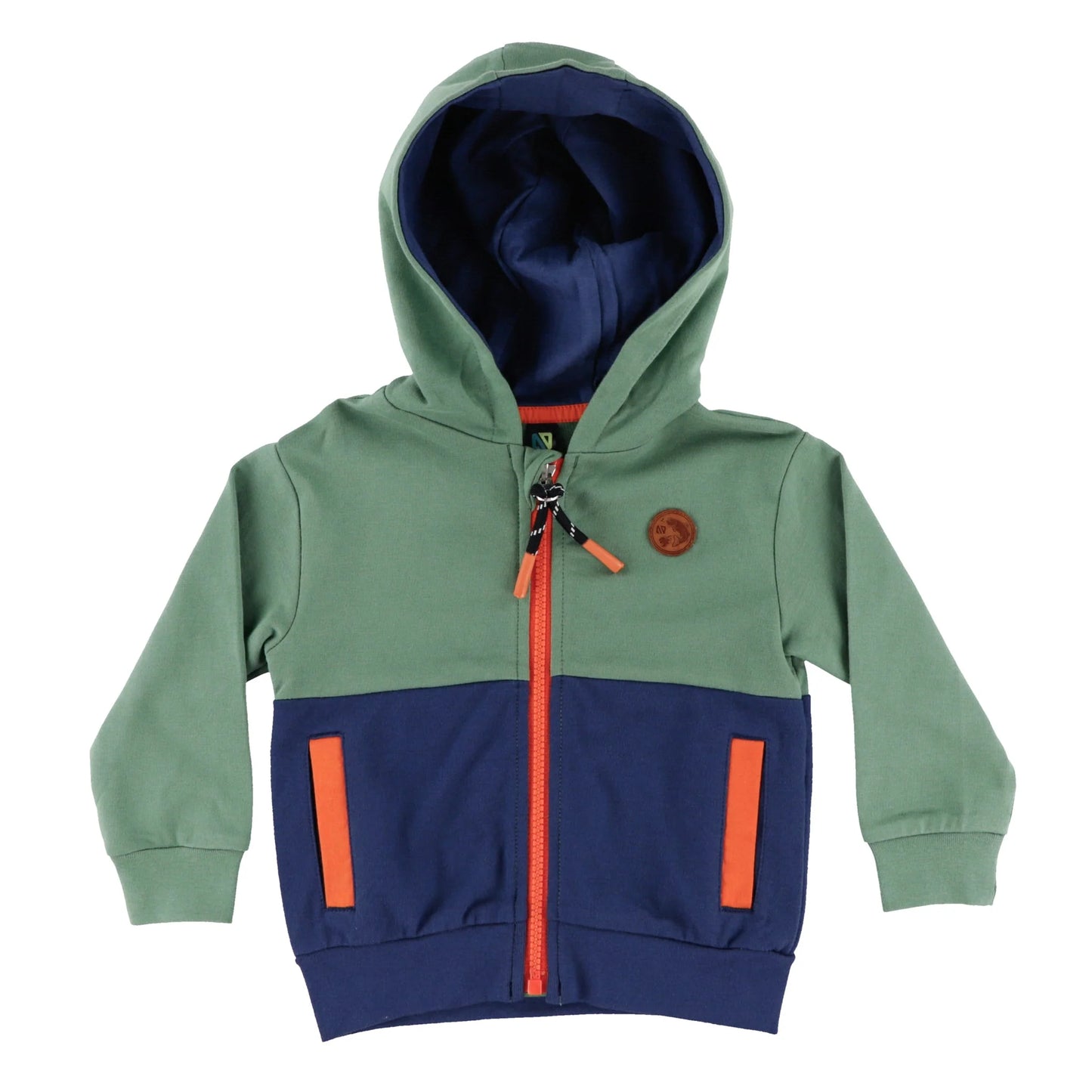 Baby Boy Green Hooded Jacket-Nano