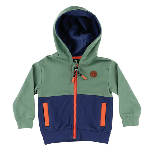 Baby Boy Green Hooded Jacket-Nano