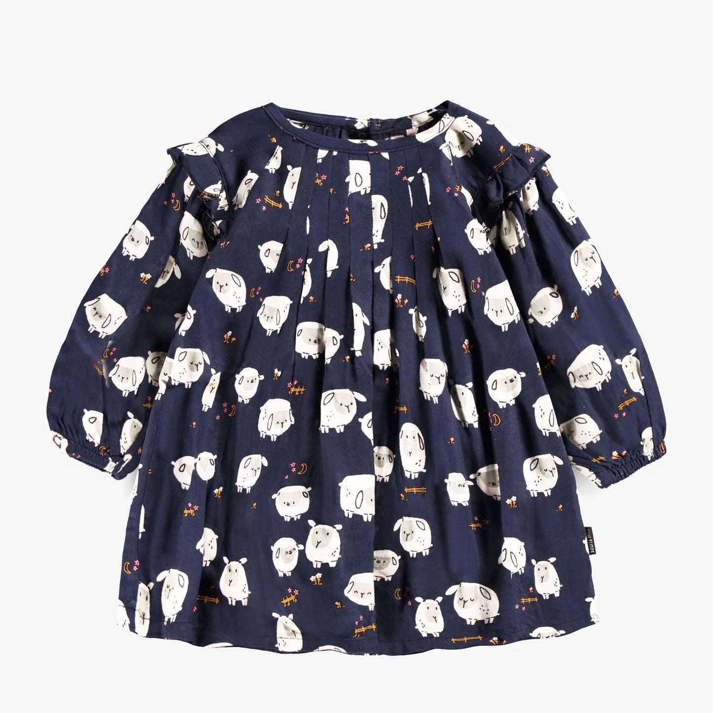 Navy Sheep Dress-Souris Mini